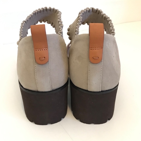 GENTLE SOULS Comfort Sandals Leather Slip On Anja Mushroom Women’s Size 9 EU 40 - Picture 7 of 16